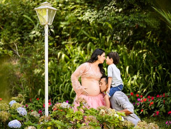 Ensaio Gestante de A doce espera de Victória