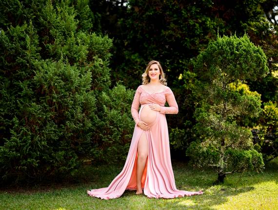 Ensaio Gestante de A doce espera de Lívia 