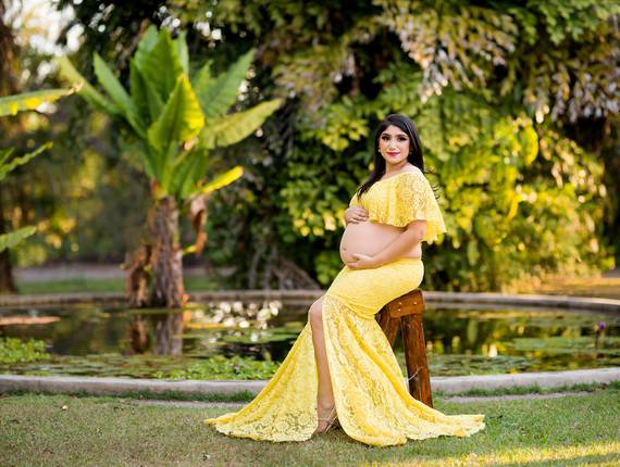 Ensaio Gestante de A doce espera de Ananda