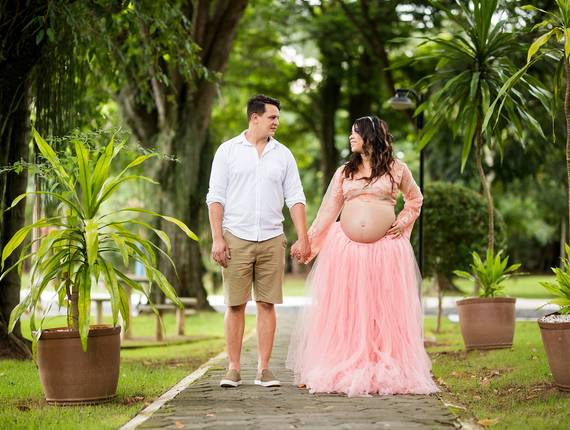 Ensaio Gestante de A doce espera de Henrique