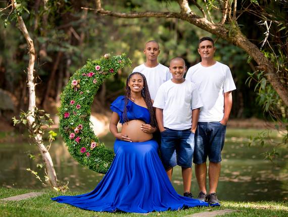 Ensaio Gestante de A doce espera de Murilo Henrique e Henrique Luiz