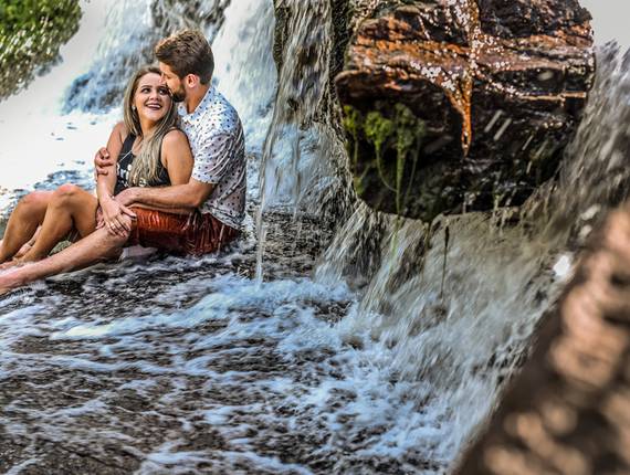 Sessão casal de Meu coração é seu.