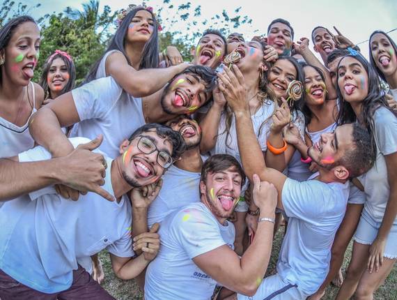 Formatura de Rumo a faculdade.