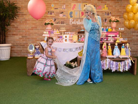 fotografia infantil de Festa Bárbara 4 anos