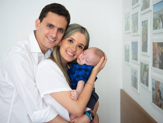 Ensaio Infantil de Acompanhamento Trimestral Gustavo & 3 meses