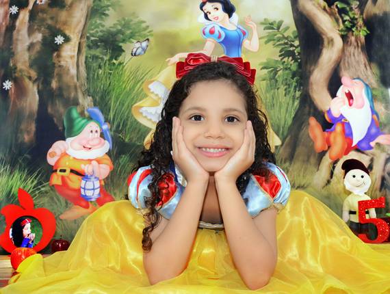 Infantil de ENSAIO INFANTIL NO RIO DE JANEIRO - BRANCA DE NEVE COM SEUS AMIGUINHOS
