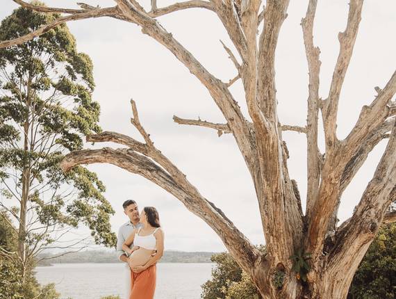 Ensaio Gestante de À espera da Maria Clara