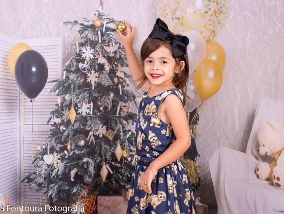 Ensaio de Natal de Clarinha