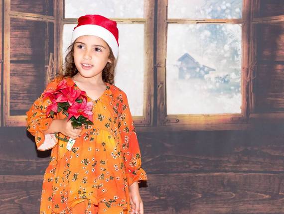 Ensaio de Natal de Bê e Nina