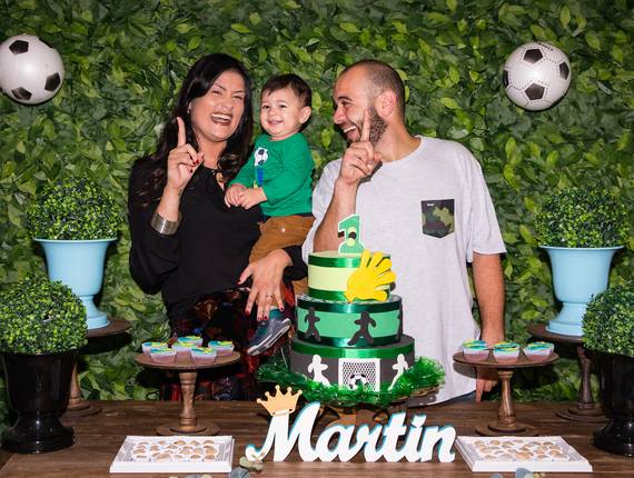 Aniversário Infantil de Aniversário primeiro ano do Martin