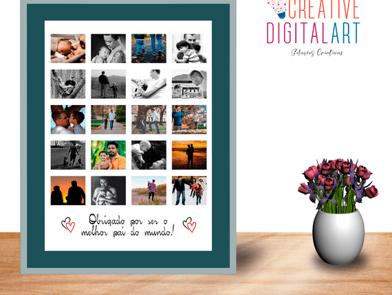 Quadros Comemorativos de Dia dos Pais