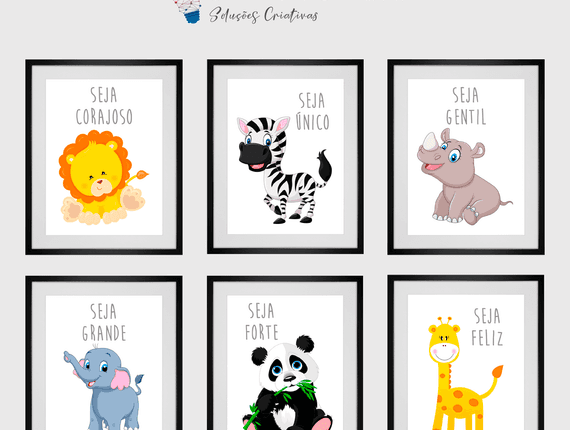 Quadros Temáticos de Safari