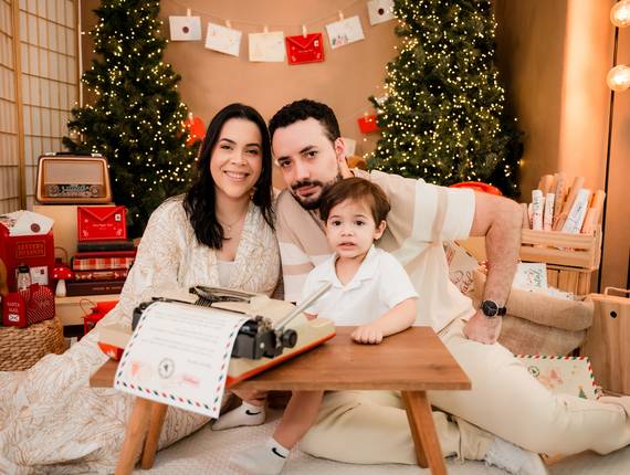 Ensaio de Natal de Um Natal para o Davi Recordar