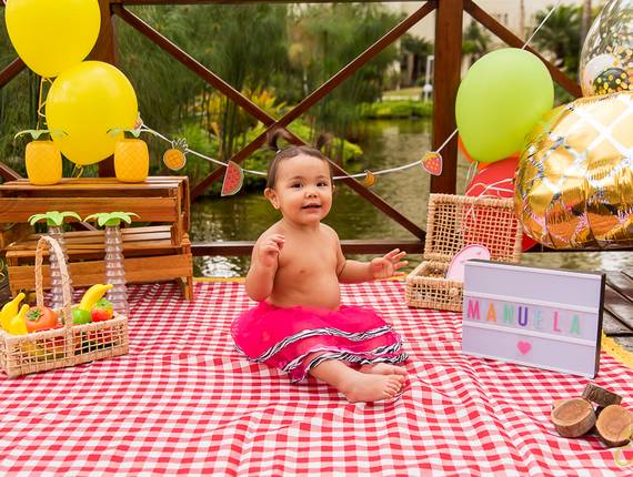 Ensaio Infantil de Smash the Fruit da Manu