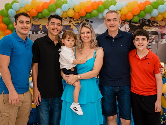 Festa Infantil de Aniversário Luigi 2 anos