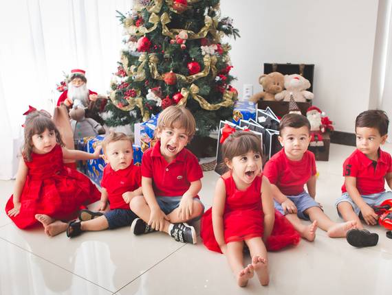 Famílias de Natal entre amigos ♥