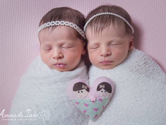 Newborn de Agnes e Elisa - 12 dias