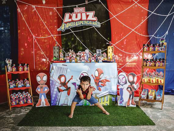 Festas infantis de Luiz faz 4 aninhos