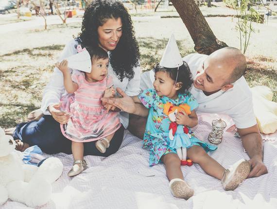 Família e crianças de Nina e família