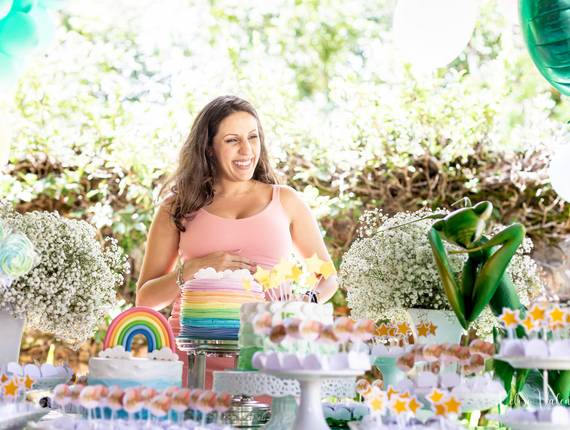 Gestante de Chá de fraldas para o João Francisco