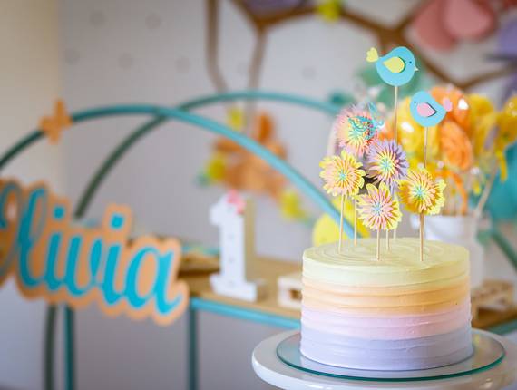 Eventos de Decoração festa Olívia - Flores