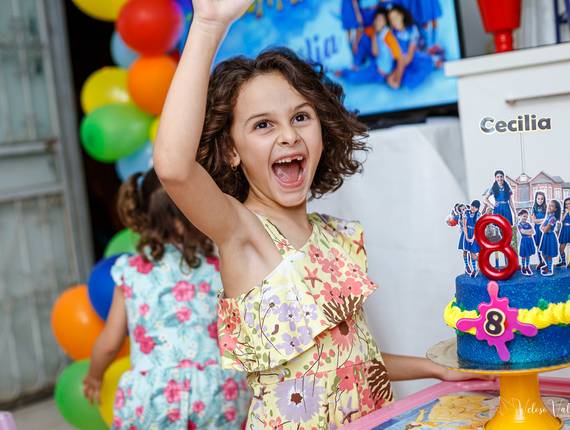 Festas infantis de Festa Cecília - 8 anos - aniversário na quarentena