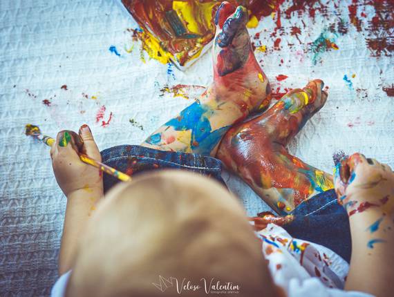 Smash the cake de Smash the Paint - Farra com tinta - Miguel 1 ano