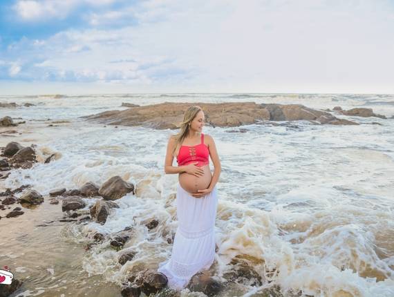 Doce Espera de Ensaio Gestante Cris