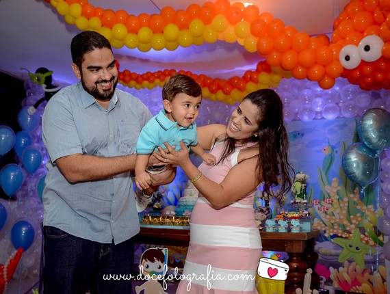 Hora de comemorar de 1° aninho de Lucas