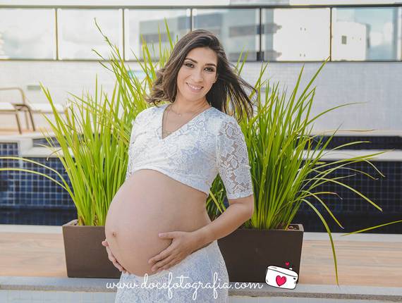 Doce Espera de Ensaio Gestante Dani