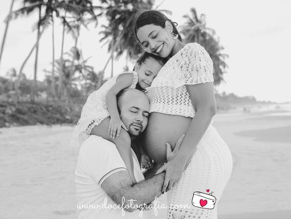 Doce Espera de Ensaio Gestante de Nathália