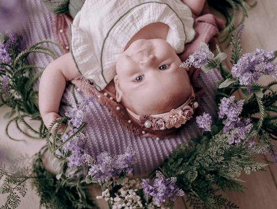 Newborn de Mariazinha e as Lavandas