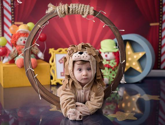 Acompanhamento de bebês de Circo do Fefê