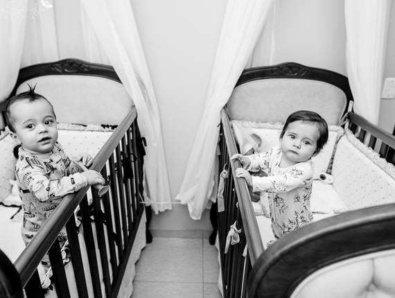 Acompanhamento de bebês de Dia-a-dia Matheo e Maitê