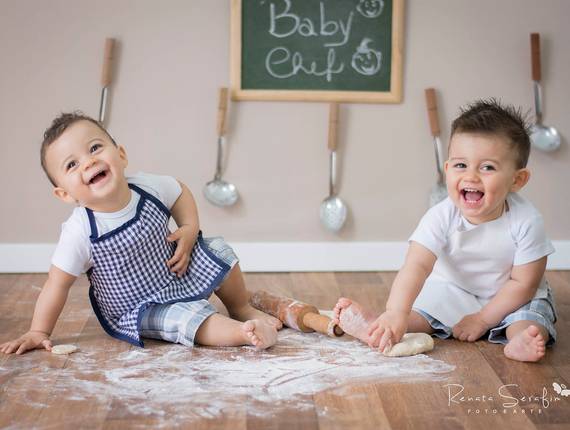 Acompanhamento de bebês de Arthur e Miguel