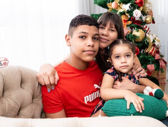 ENSAIOS de Natal das amigas e filhos