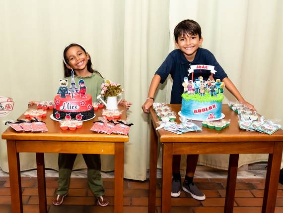 FESTA INFANTIL de Aniversários de João 10 e Alice 7