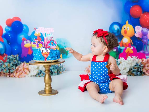 Smash The Cake - Menina de SMASH THE CAKE DA  ALICYA - 1 ANINHO