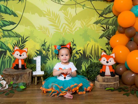 Smash The Cake - Menina de Smash The Cake da Melinda Flor - 1 aninho