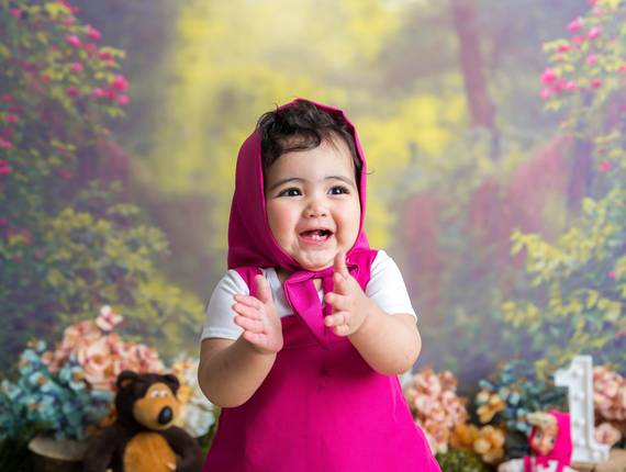 Smash The Cake - Menina de Smash The Cake da Laura Heloise - 1 aninho