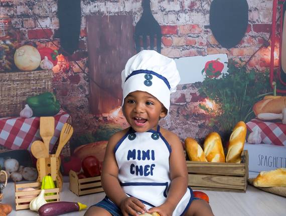 ensaio Infantil de Ensaio Mini Chef do Heitor