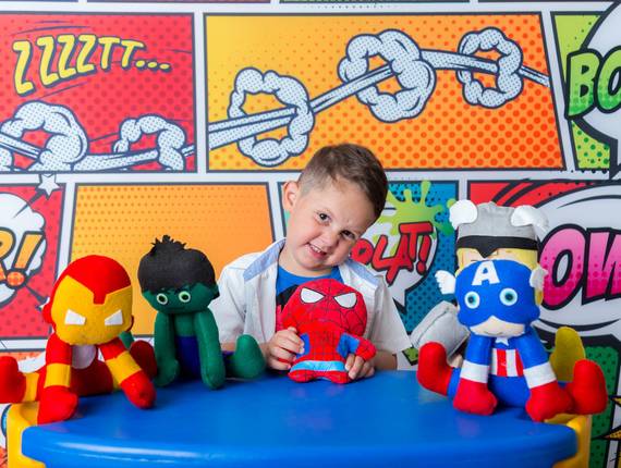ensaio Infantil de Lorenzo - Ensaio Herói