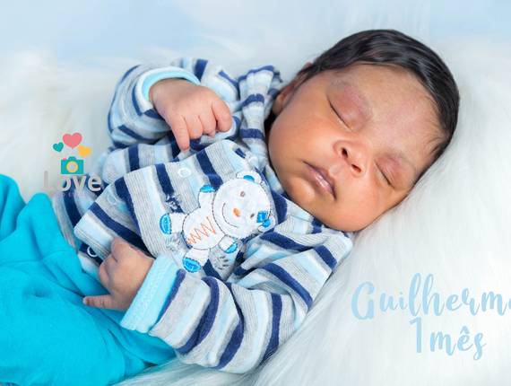 Acompanhamento mensal menino de Guilherme 1 mês