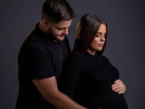 Ensaios em Estúdio de Bia & Júlio, nossa doce espera.