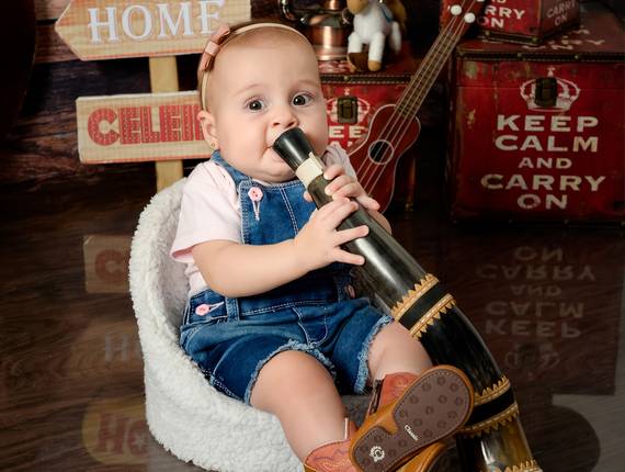 Acompanhamento Infantil de Cenário Country - pecuária