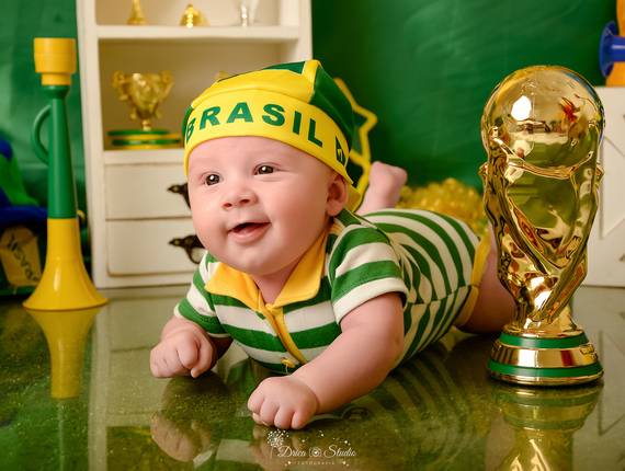 Acompanhamento Infantil de  Nossa Seleção de Fofura- Copa 2026 Drica Studio 💚💛
