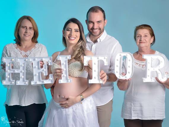 Ensaio Gestante de À espera do Heitor