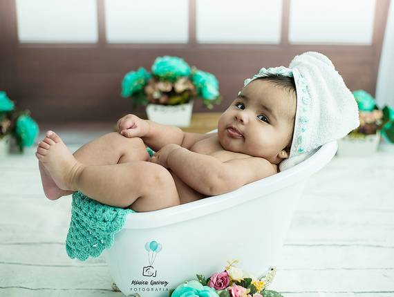 Acompanhamento do primeiro ano de Ensaio Acompanhamento Bebê Stella - 3º Mês