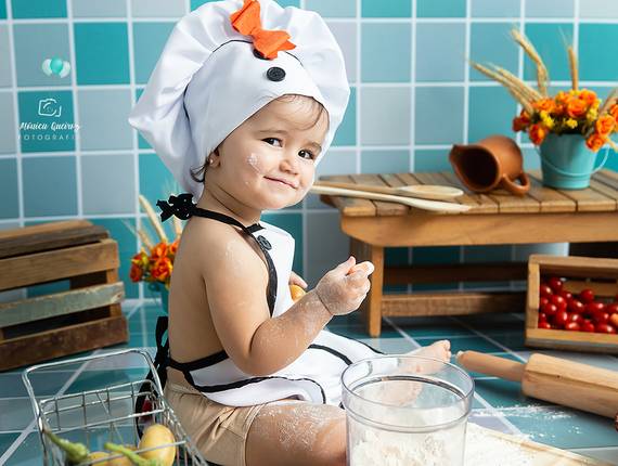 Infantil de Ensaio Infantil - Giovana 1 ano e 4 meses