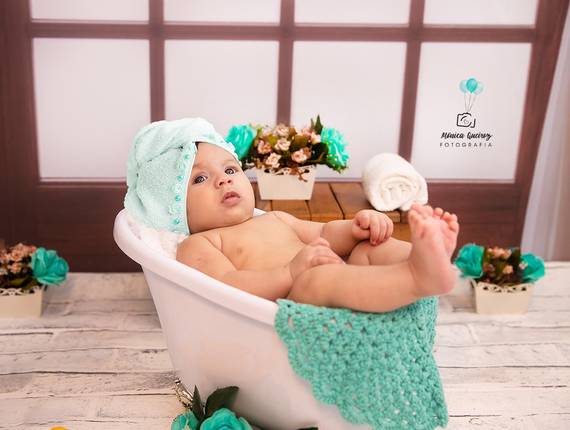 Sessão Kids de Ensaio Fotográfico de 2 meses - Isabela